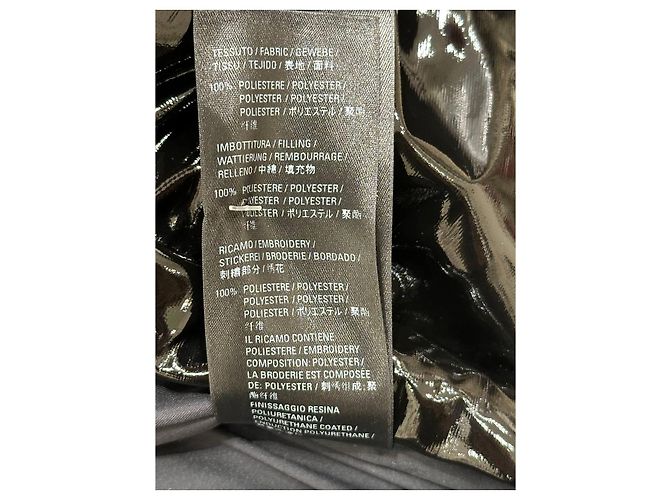 Schwarze lackierte Pufferjacke von Balenciaga - Größe 38 - Gebraucht - Ansicht 6