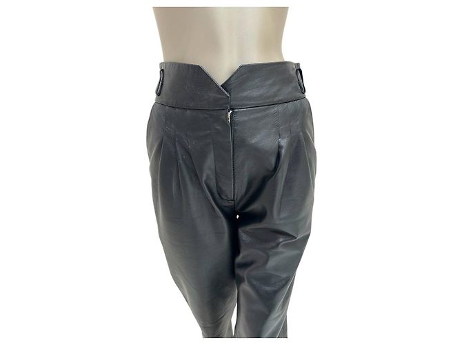 Lederhosen Alberta Ferretti - Größe 40 Gebraucht - Ansicht 2