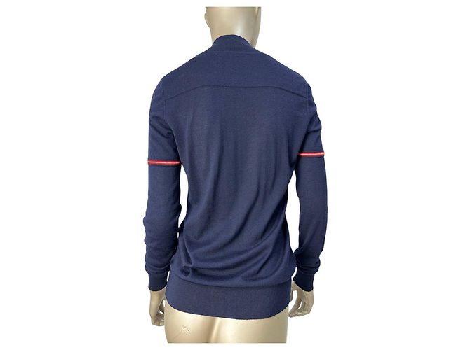 Timeless Chanel Navy Cashmere CC Logo Pullover Größe 40, gebraucht - Ansicht 2