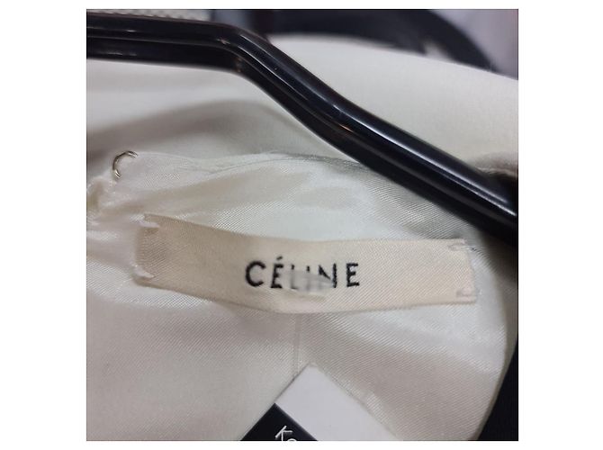 Céline Abito Mini Nero Bianco Raffinato Celine Taglia 40 Usato - vista 8