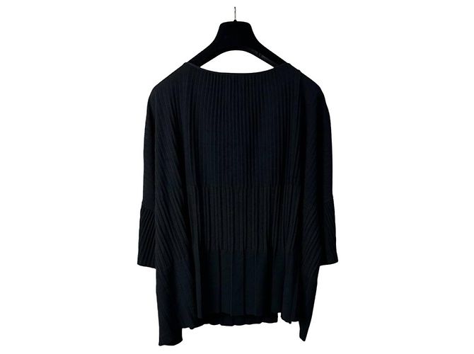 Top de punto conciso con mangas acampanadas Chanel Talla 40 Pre-owned - vista 2