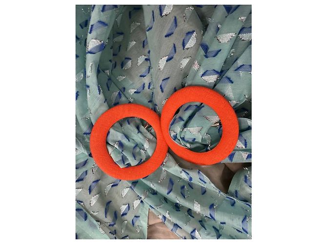 Autre Marque Mini-Kleid mit Türkisem Schleifen-Dekor Nadya Dzyak Größe 38 Gebraucht - Ansicht 3
