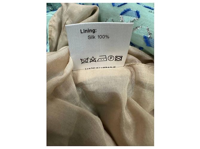 Autre Marque Mini-Kleid mit Türkisem Schleifen-Dekor Nadya Dzyak Größe 38 Gebraucht - Ansicht 6