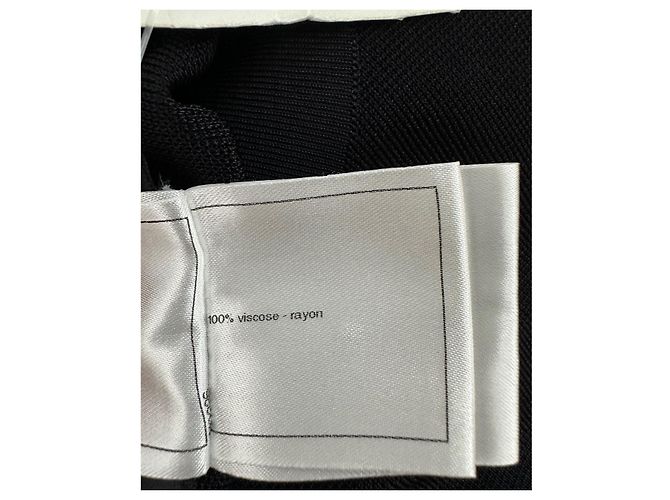 Schwarzes Strick-Midi-Kleid von Chanel Größe 38 Gebraucht - Ansicht 4