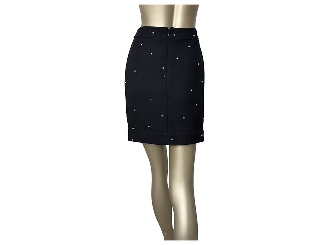 Timeless Falda Mini Chanel con adornos de cristal Talla 38 Pre-owned - vista 3