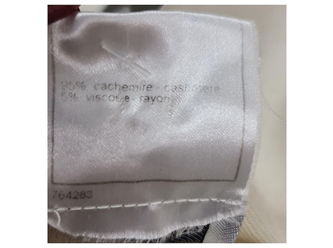 Timeless Blusa de cachemira con cuello atado de Chanel elegante - Talla L (FR44) Usada - vista 5