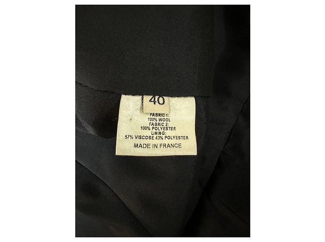 Blazer nero impreziosito da cristalli Alexandre Vauthier Bress Taglia 40 usato - vista 7