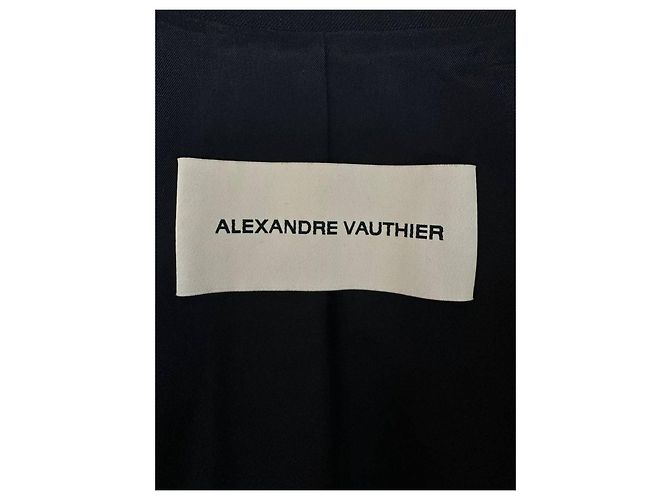 Blazer nero impreziosito da cristalli Alexandre Vauthier Bress Taglia 40 usato - vista 8