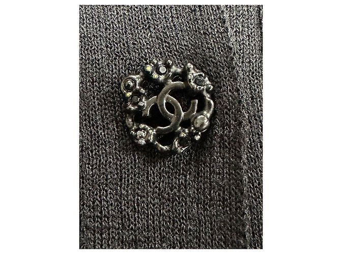 Timeless Chanel 2011 Top de Viscosa Negro Talla 36 Usado - vista 6