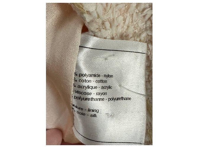 Timeless Saia de tweed branca Chanel Tamanho 44 Usada - vista 7
