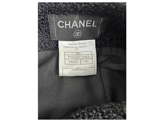 Timeless Chanel Tweed bestickter Rock Größe 36 Gebraucht - Ansicht 4
