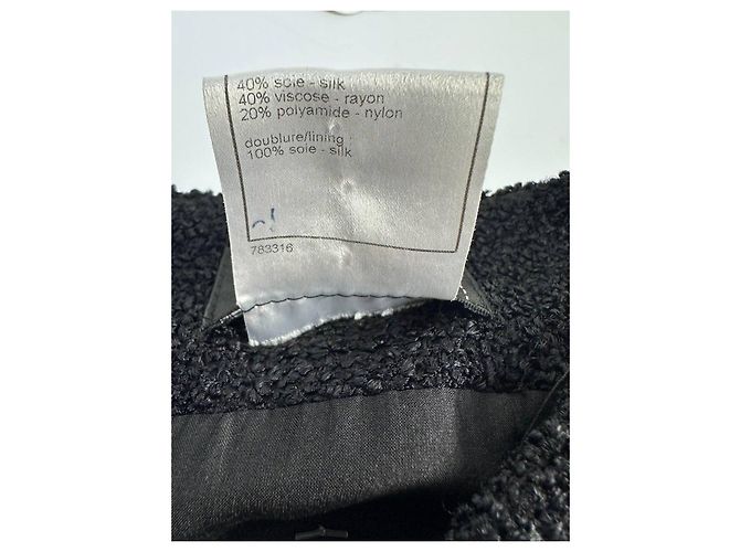 Timeless Chanel Tweed bestickter Rock Größe 36 Gebraucht - Ansicht 5