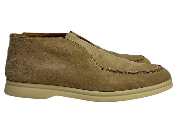 Beige Wildleder Slipper Loro Piana Größe 38 Gebraucht - Ansicht 2