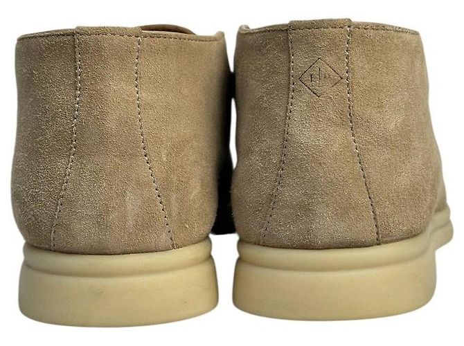 Beige Wildleder Slipper Loro Piana Größe 38 Gebraucht - Ansicht 4