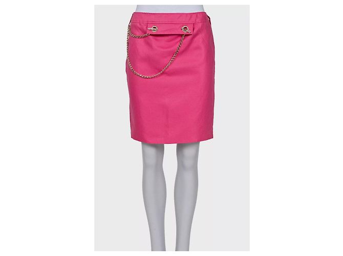 Conjunto de falda de algodón rosa Versace - Talla S De segunda mano - vista 4