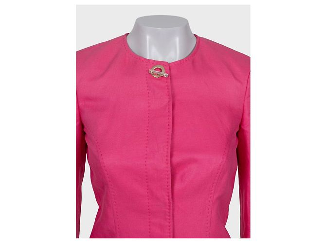 Conjunto de falda de algodón rosa Versace - Talla S De segunda mano - vista 5