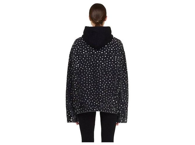 Graue Denim-Jacke von Balenciaga - Damen Größe 34 Gebraucht - Ansicht 8