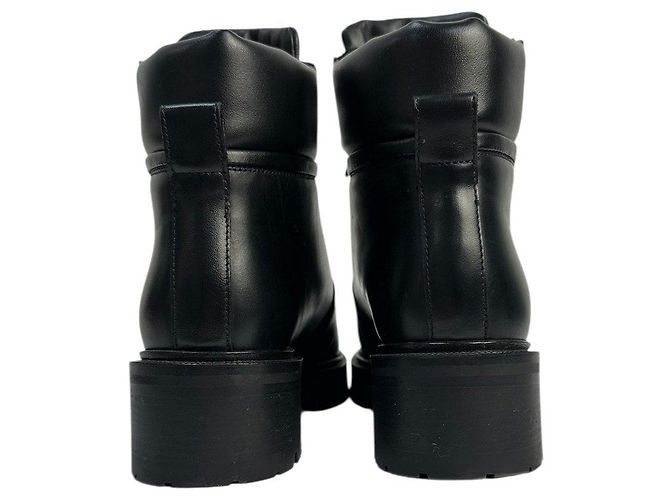 Stivali con zip Balmain Black Army Ranger Taglia 37 Usati - vista 5