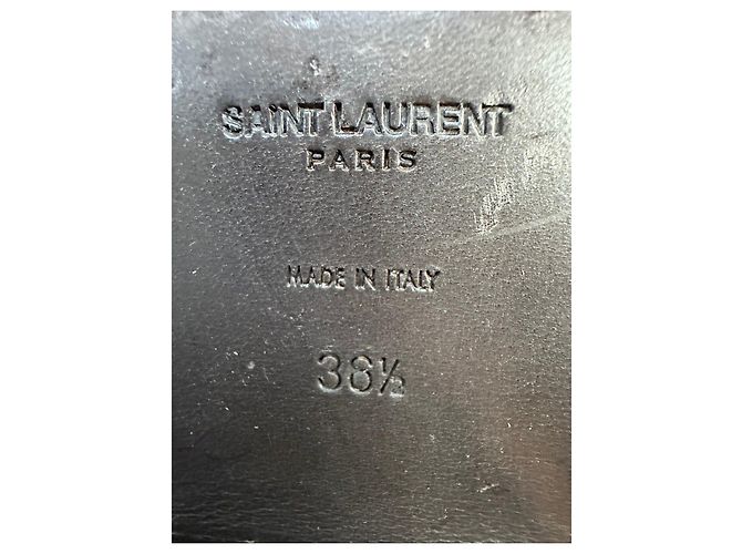 Botas de Tobillo WEST HARNESS de Ante Marrón SAINT LAURENT Talla 38.5 Pre-owned - vista 7