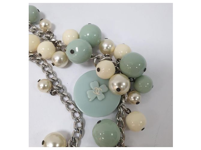 Set di gioielli pastello Chanel composto da collana e bracciale - vista 12