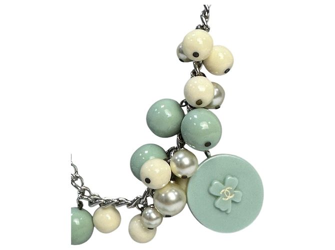 Set di gioielli pastello Chanel composto da collana e bracciale - vista 4