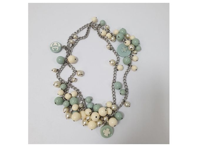 Set di gioielli pastello Chanel composto da collana e bracciale - vista 7