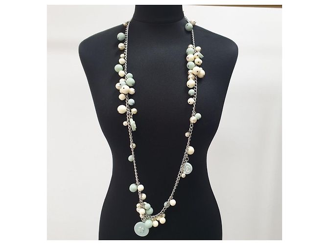 Set di gioielli pastello Chanel composto da collana e bracciale - vista 8