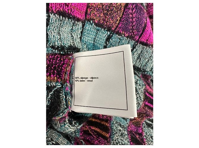 Chanel 2018 Paris-Hamburg Blauer gestreifter Rollkragenpullover Größe 38 Gebraucht - Ansicht 5