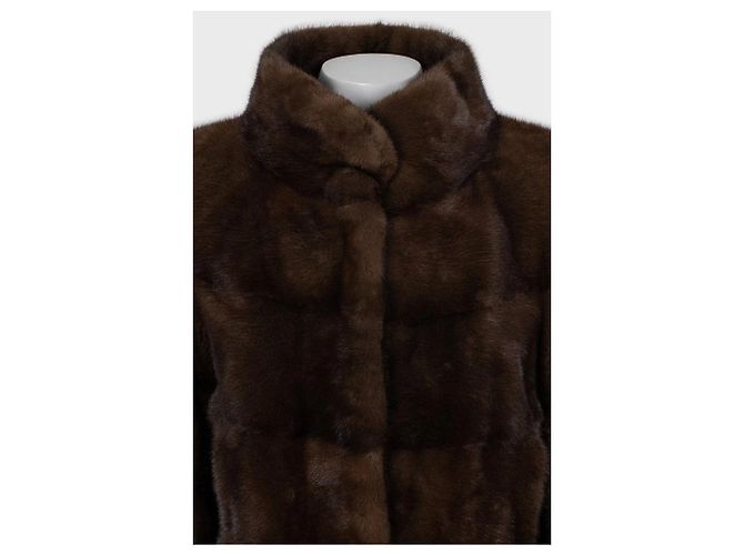 Abrigo Manzari Marrón Talla 46/XXL De Segunda Mano - vista 4