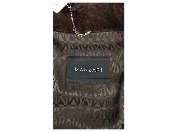 Abrigo Manzari Marrón Talla 46/XXL De Segunda Mano - vista 7
