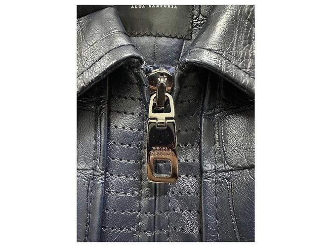Gebrauchte Navy-Jacke von Dolce & Gabbana Alta Sartoria - Ansicht 2