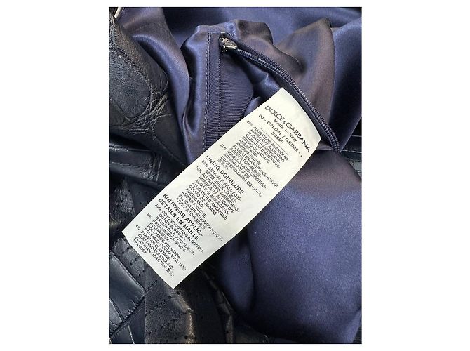Gebrauchte Navy-Jacke von Dolce & Gabbana Alta Sartoria - Ansicht 3