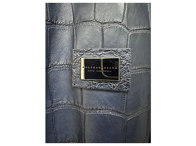 Gebrauchte Navy-Jacke von Dolce & Gabbana Alta Sartoria - Ansicht 4