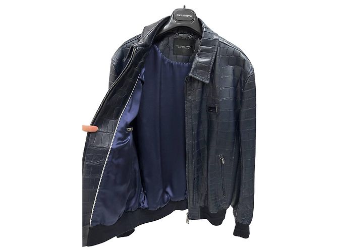 Gebrauchte Navy-Jacke von Dolce & Gabbana Alta Sartoria - Ansicht 5