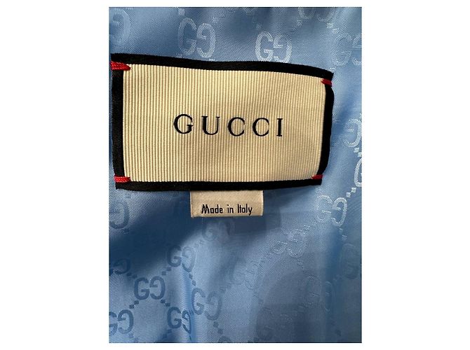 Chaleco puffer Gucci blanco con cuello de rosa - Talla 42 - Usado - vista 5