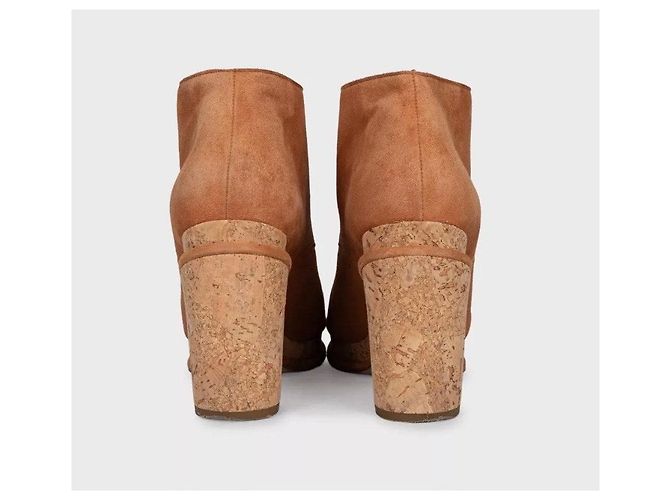 Timeless Chanel braune Wildleder Schnürstiefeletten - Größe 39 Gebraucht - Ansicht 4