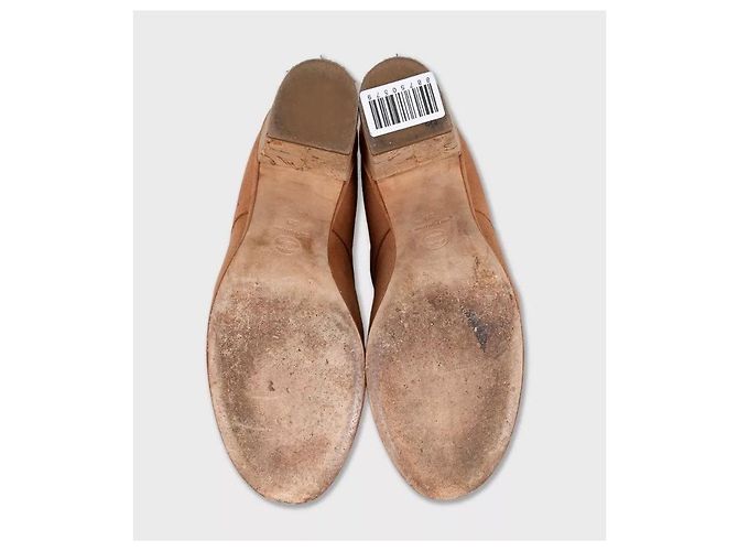 Timeless Chanel braune Wildleder Schnürstiefeletten - Größe 39 Gebraucht - Ansicht 5