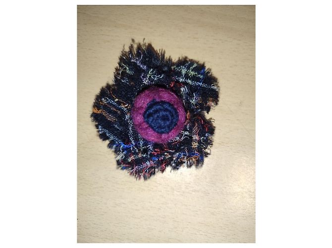 Timeless Spilla multicolore a bordo grezzo Chanel Autunno 2013 RTW usata - vista 4
