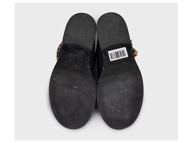 Botas de textil con cadena Chanel París-Salzburgo - Talla 36,5 Usadas - vista 5