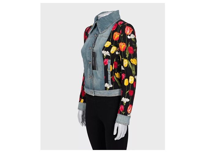 Giacca in cotone floreale Dolce & Gabbana IT38 XS usata - vista 2