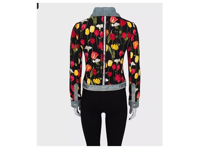 Giacca in cotone floreale Dolce & Gabbana IT38 XS usata - vista 3