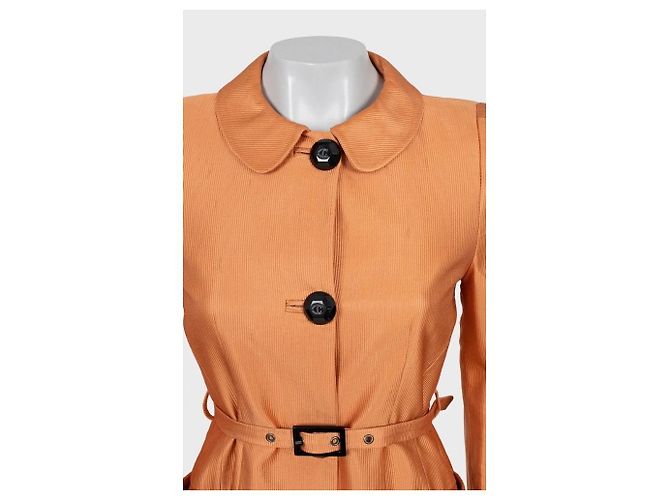 Abrigo trench naranja con cinturón Roberto Cavalli - Talla M De segunda mano - vista 2