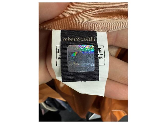 Abrigo trench naranja con cinturón Roberto Cavalli - Talla M De segunda mano - vista 4