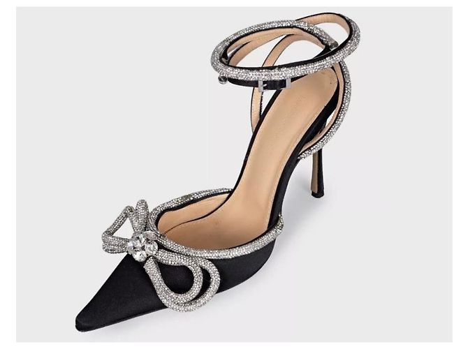 Mach & Mach Slingback Neri con Strass - EU 39 Usati - vista 3