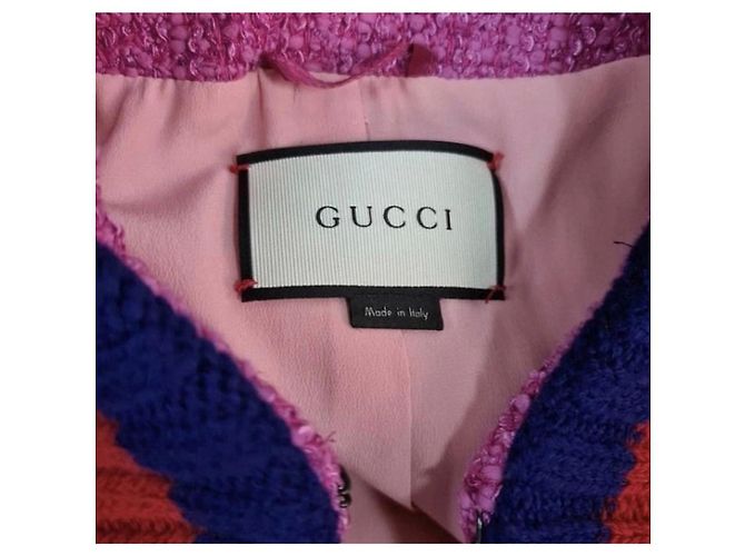 Completo gonna in tweed rosa Gucci - Elegante e versatile IT38/XS usato - vista 2