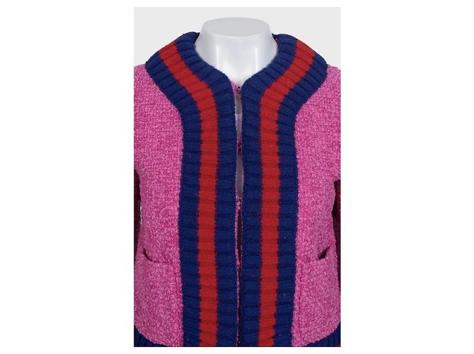 Completo gonna in tweed rosa Gucci - Elegante e versatile IT38/XS usato - vista 7