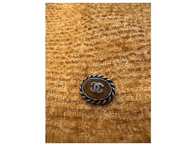 Chanel Senfgelb Tweed Langarmtop - Gr. 38 gebraucht - Ansicht 5