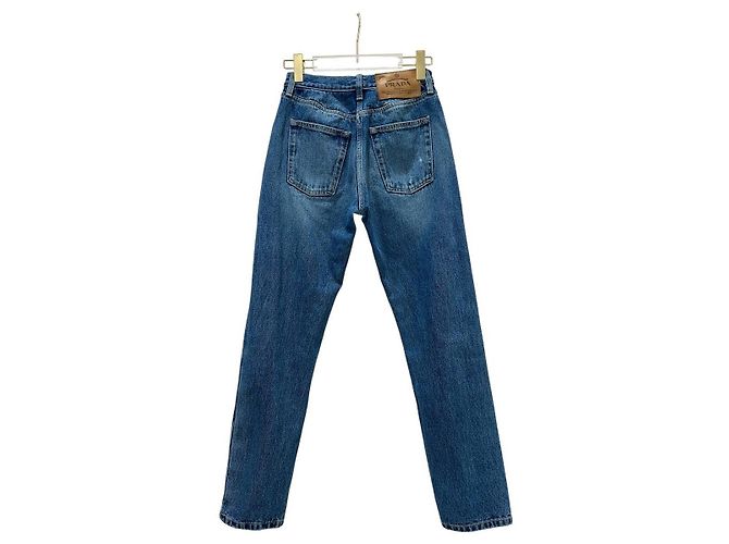 Prada Jeans mit weitem Bein Größe 25 Vorbesessen - Ansicht 2