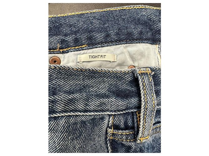 Prada Jeans mit weitem Bein Größe 25 Vorbesessen - Ansicht 8
