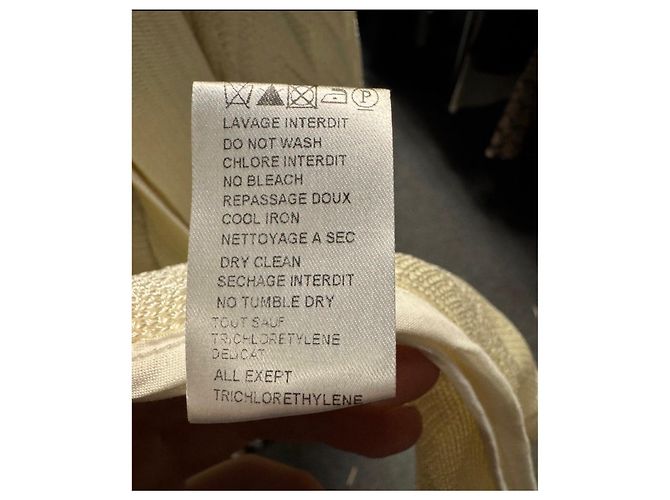Balmain weißer Wickelcardigan mit Gürtel - Größe 36/S Gebraucht - Ansicht 7